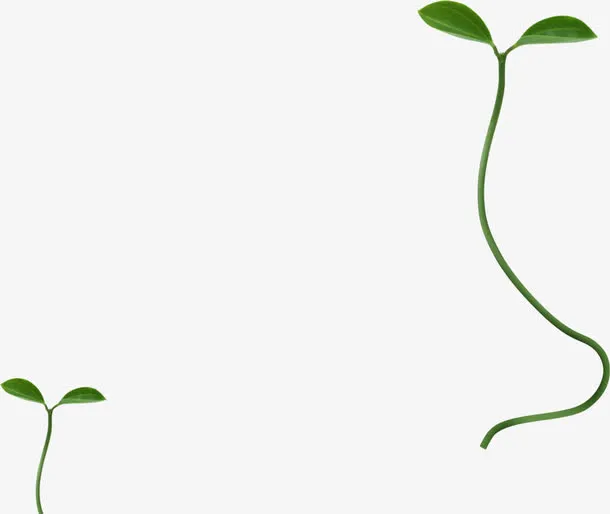 绿叶卡通学校图片免抠