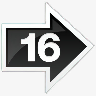 箭头序号16免抠