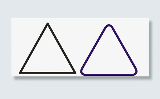 黑色和蓝色三角形免抠