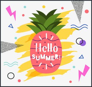 粉红色菠萝免抠