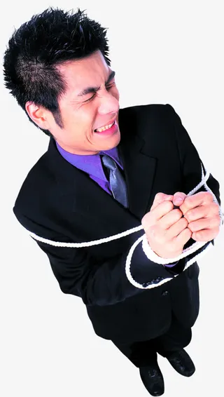 束缚人物压力释放免抠