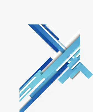 抽象蓝色线条科技免抠