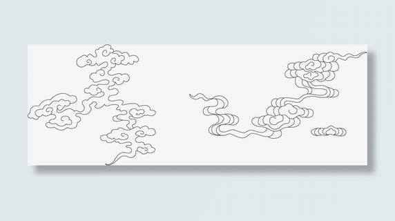 祥云底纹，中国风图，背景花纹，装饰花纹免抠