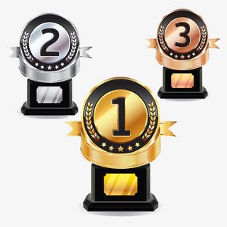金色奖牌免抠