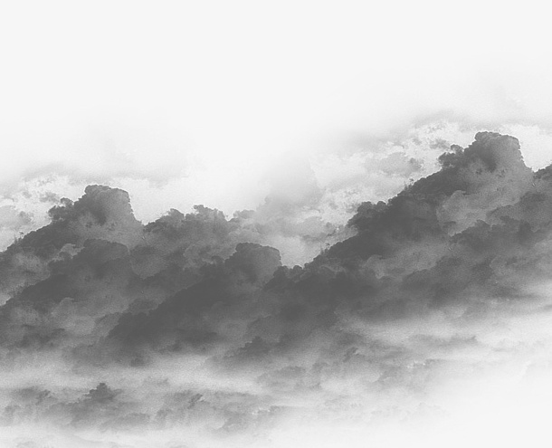 灰色 的云层，阴天免抠
