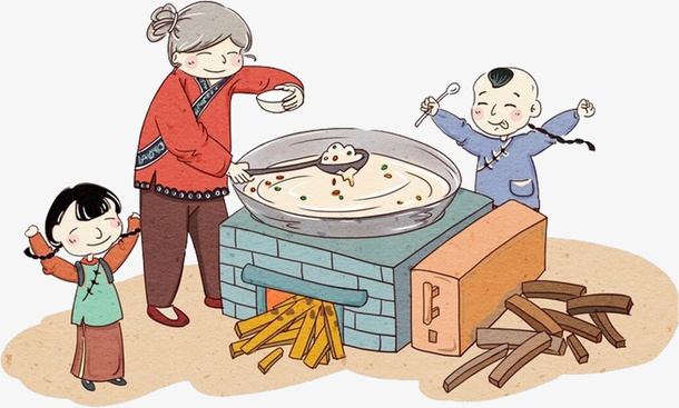 腊八节制作腊八粥免抠