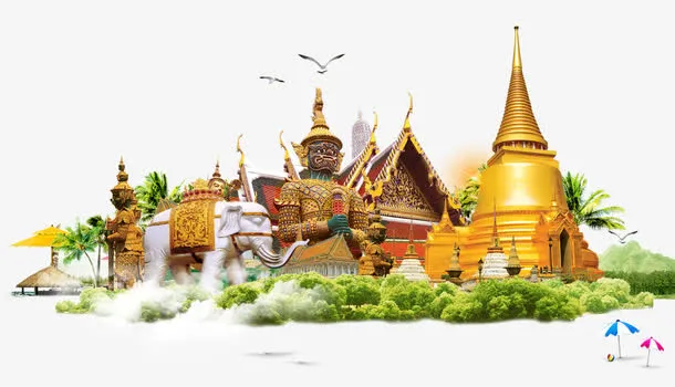 泰国旅游免抠