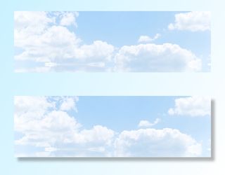 蓝色天空背景高清商务科技背景