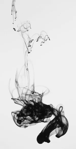 水墨效果元素免抠