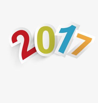 矢量数字2017免抠
