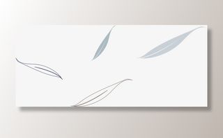 手绘树叶漂浮免抠