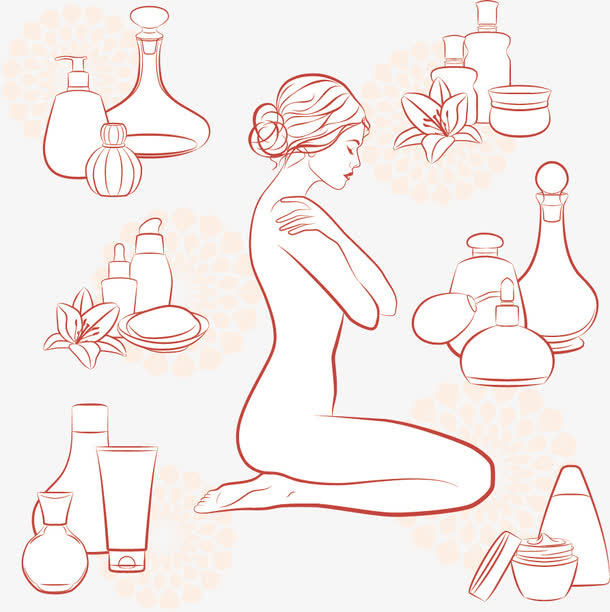 美容spa素材免抠