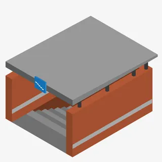 精美地下停车场免抠