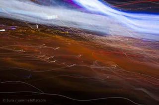 高清蓝色橙色背景矢量素材