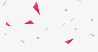 漂浮彩纸免抠素材免抠