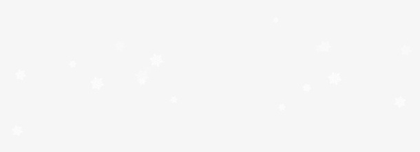 圆点雪花素材免抠