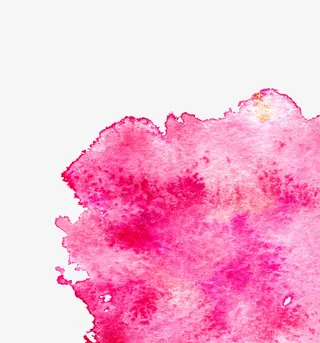 水彩色块粉红色免扣素材免抠