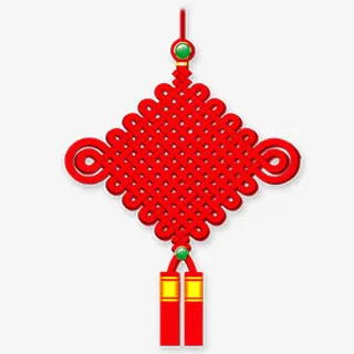 中国新年同心结免抠