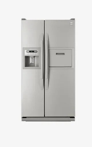 智能的对开门冰箱免抠