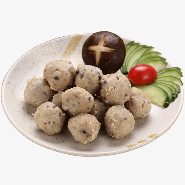 火锅食材鱼丸子免抠