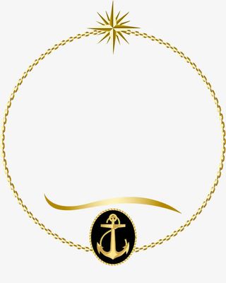 矢量手绘金币圆环免抠