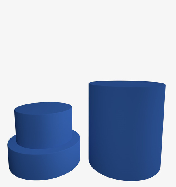 C4D电商几何图形舞台立柱免抠