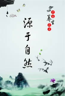 水墨中医养生广告高清