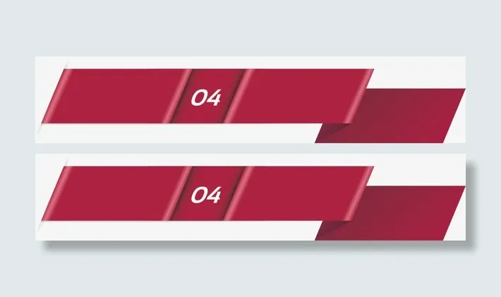 矢量PPT标签免抠