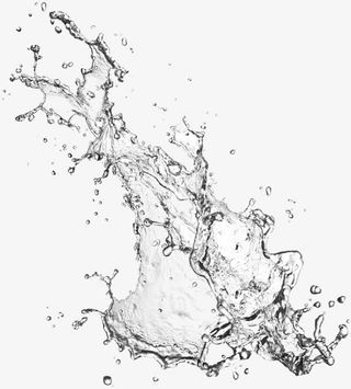 白色水渍效果免抠