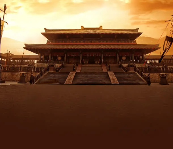 历史场景皇宫背景