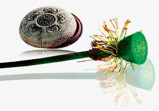 莲蓬化妆盒免抠