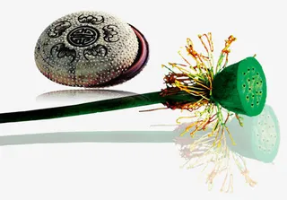 莲蓬化妆盒免抠