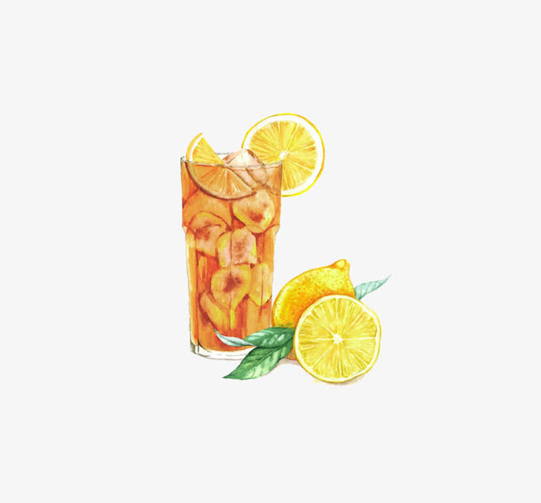 柠檬茶免抠
