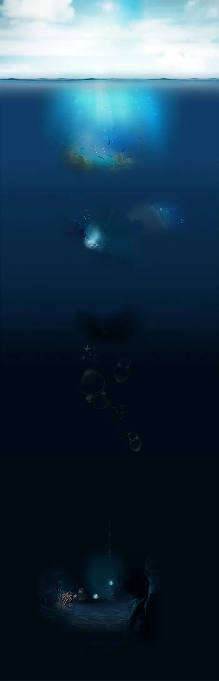 深海质感海报背景高清