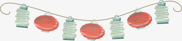 一串灯笼免抠