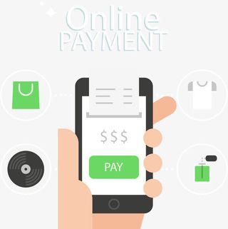 矢量手绘手机对账单免抠