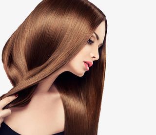 时尚女性秀发免抠