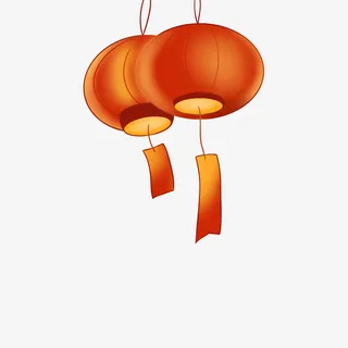 中国风红灯笼古风装饰PNG透明免抠素材免抠装饰中国风元素