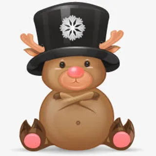 可爱的驯鹿图标免抠