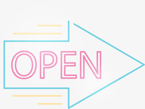 open 箭头免抠