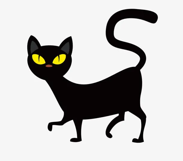 黑猫免抠