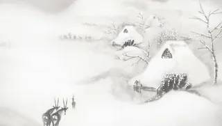 复古景观淘宝设计图片免抠