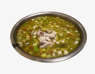 一盆川菜美味藤椒鱼免抠