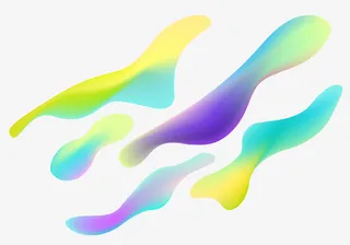 渐变流促销元素免抠