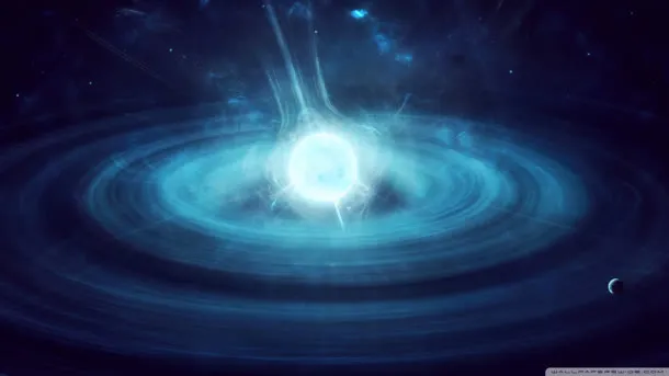 脉冲星星空地球科技感免抠