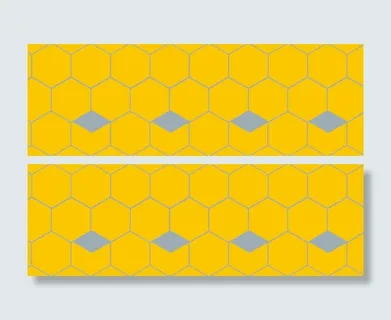 几何蜂窝状banner背景