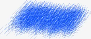 蓝色清新线条效果元素免抠