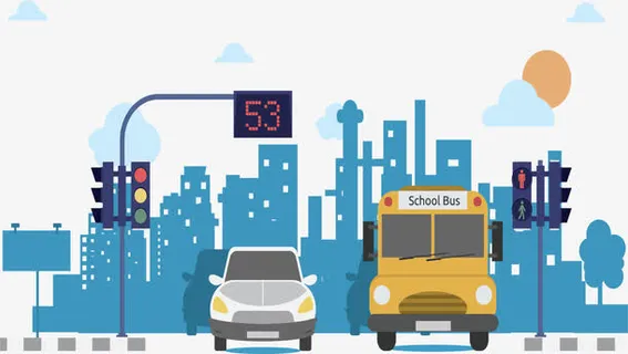 城市交通灯免抠