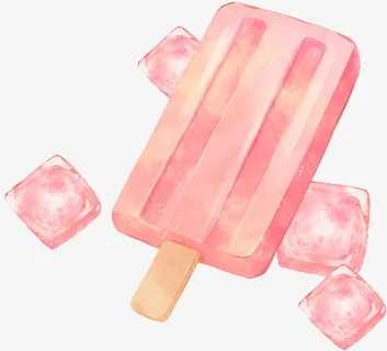 手绘卡通夏天冰棍雪糕免抠 手绘卡通夏天冰棍雪糕免抠