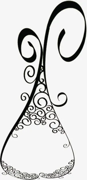 不规则花边底纹免抠